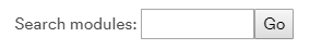 Search modules function